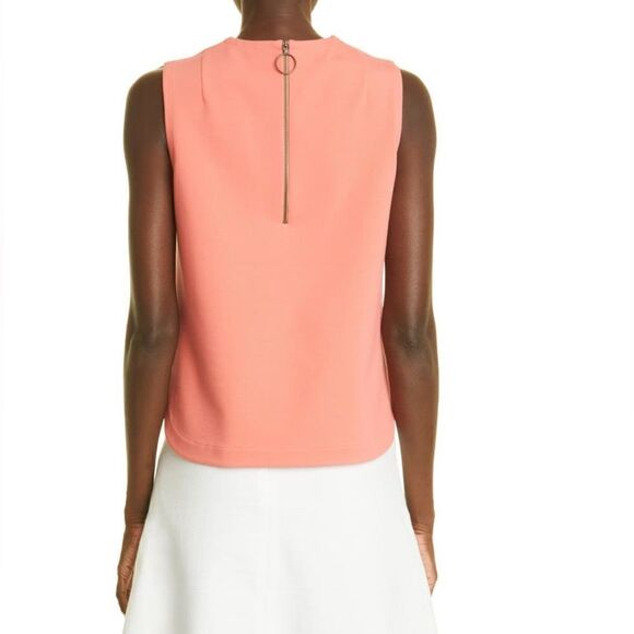 NWT Akris Punto Paillette Detail Tank Top Size 14 *MISSING ZIPPER PULL* - Picture 2 of 10